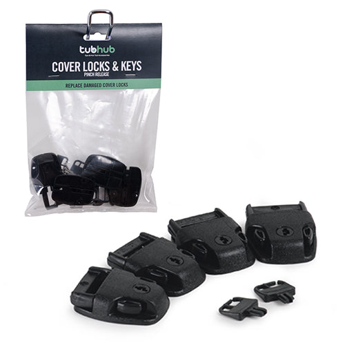 Cover Clips + Key – Pinch Release (pack of 4)