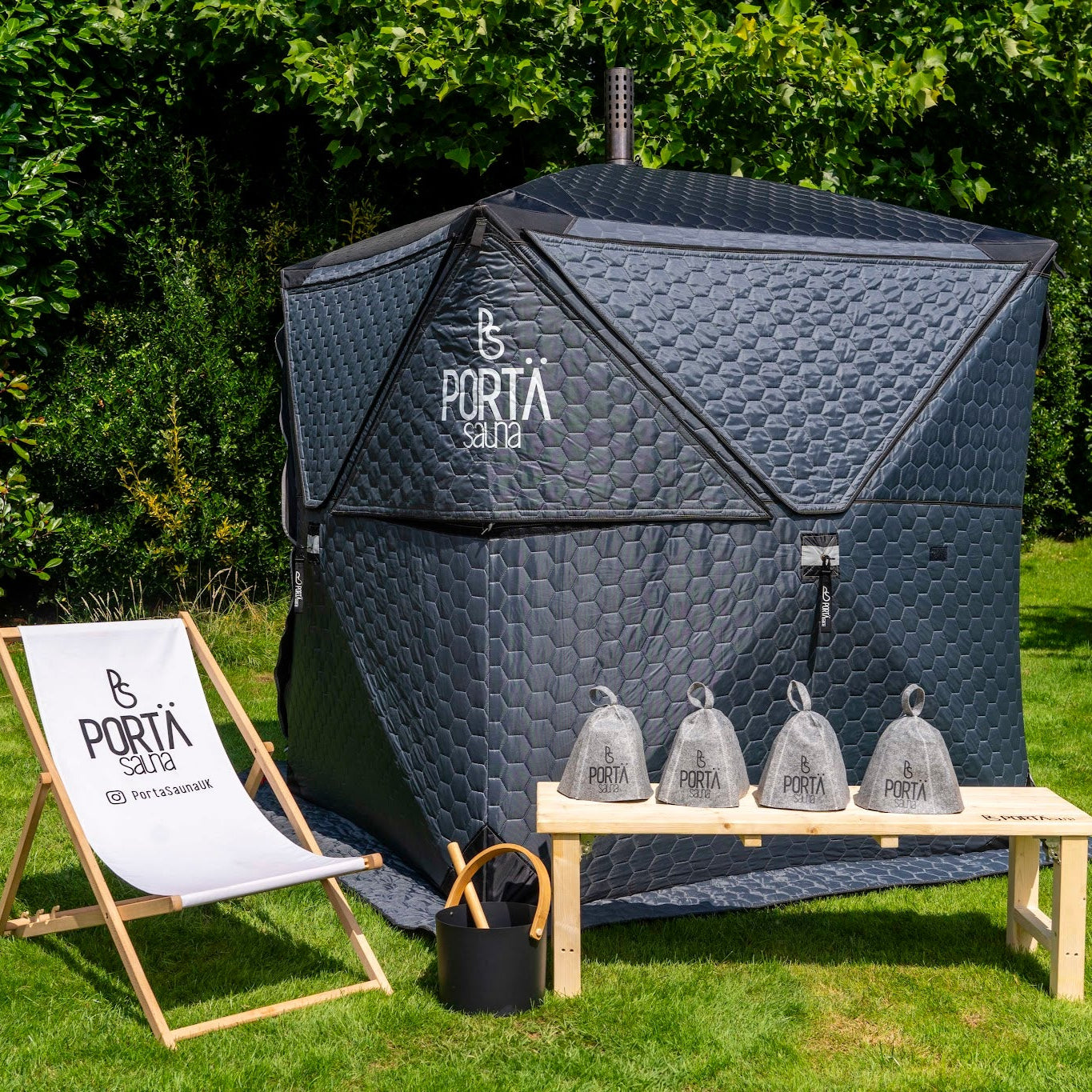 PortaSauna Hex 4 Person Sauna – Complete Kit