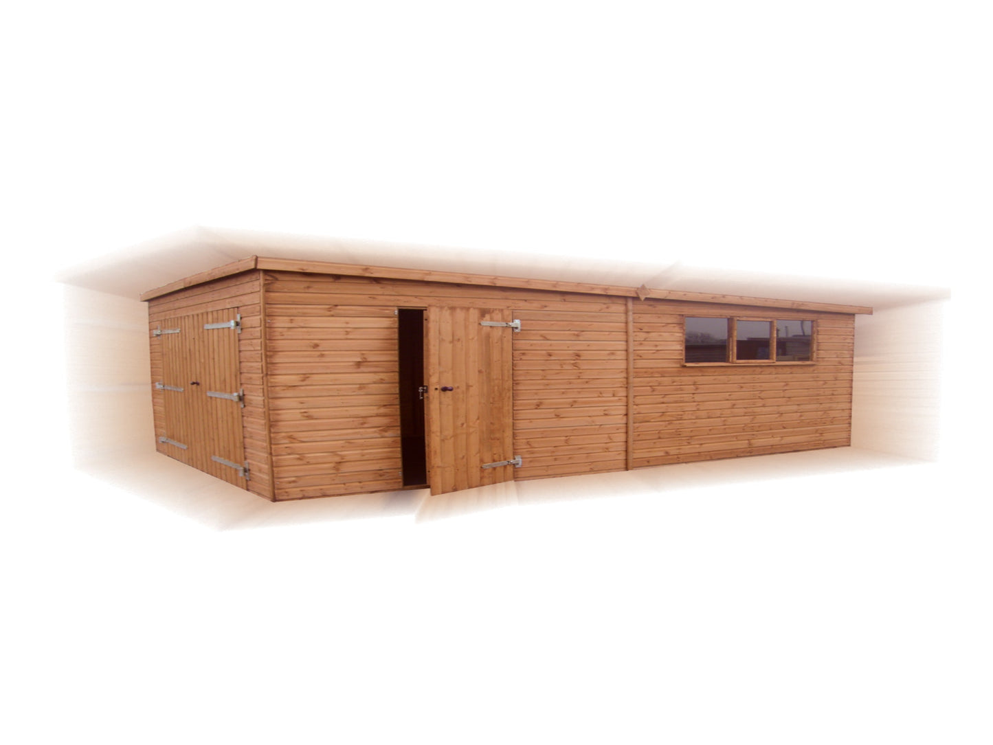Pent Garage