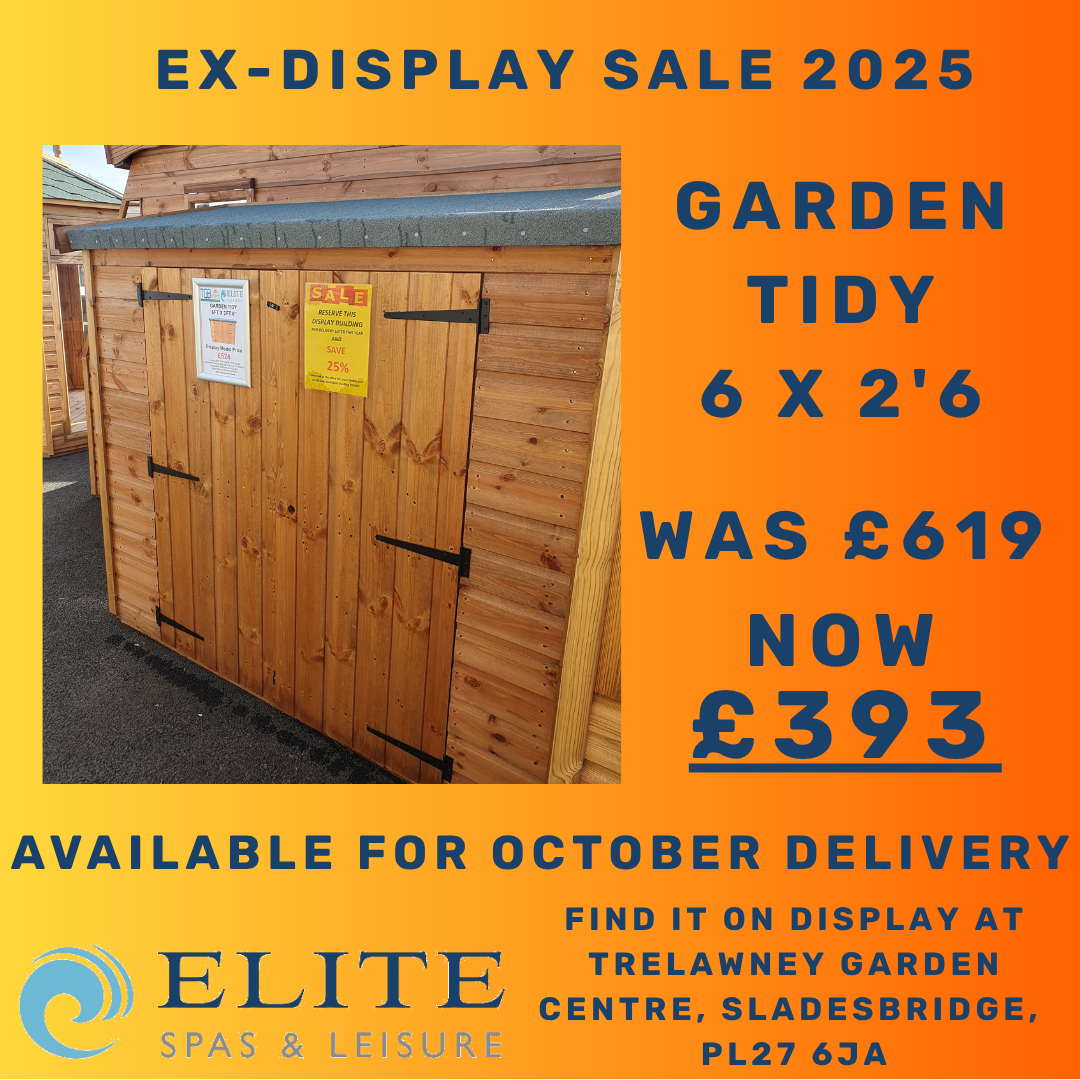 TGB GARDEN TIDY - 6 x 2'6 EX-DISPLAY