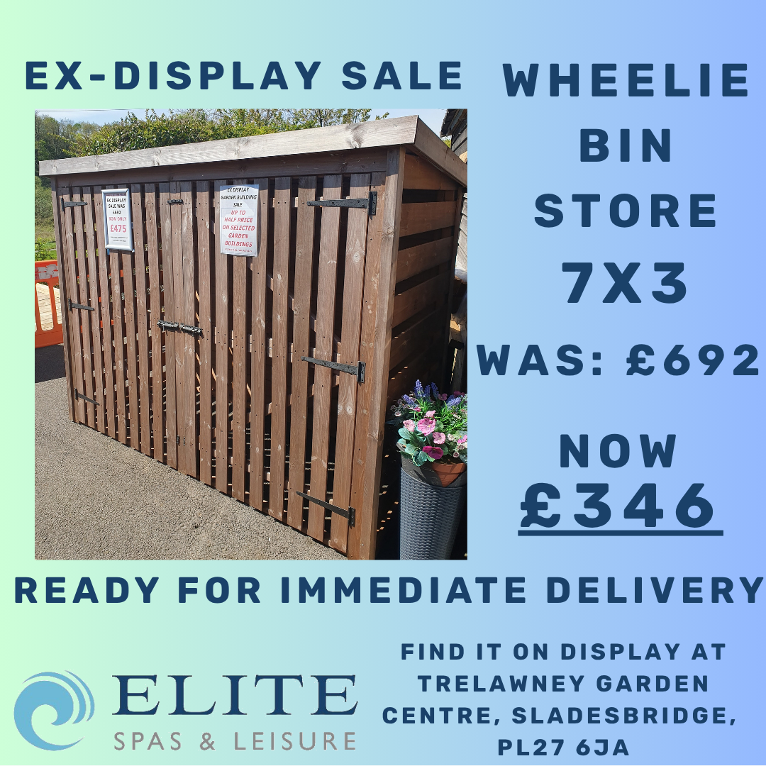 TGB WHEELIE BIN STORE - 7 x 3 EX-DISPLAY