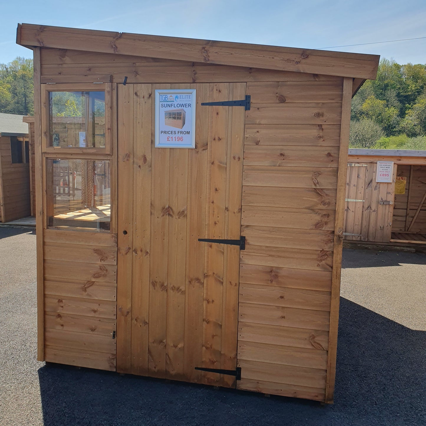 Sunflower 8x6 Potting Shed Ex-Display