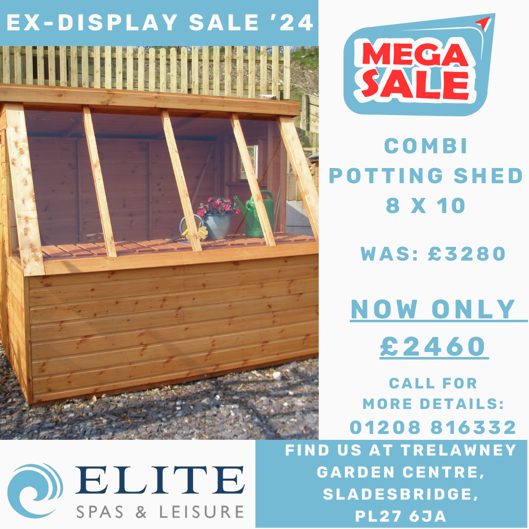 TGB COMBI-POTTING SHED - 8 x 10 EX-DISPLAY