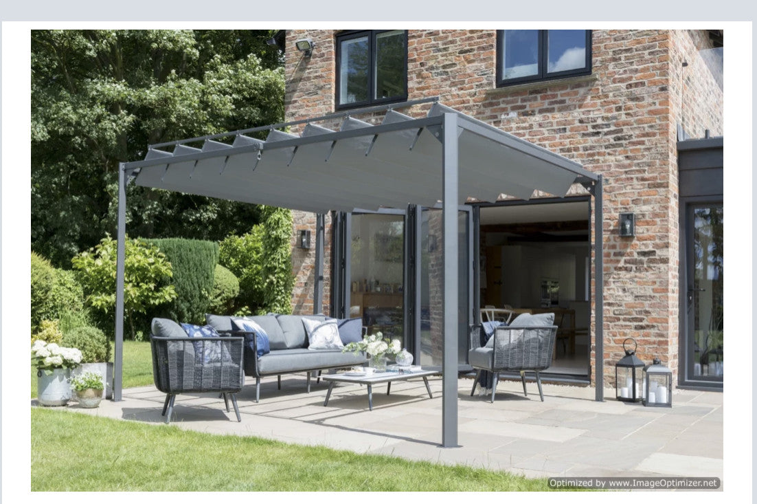 Tilt Leaf Pergola 3m x 3m