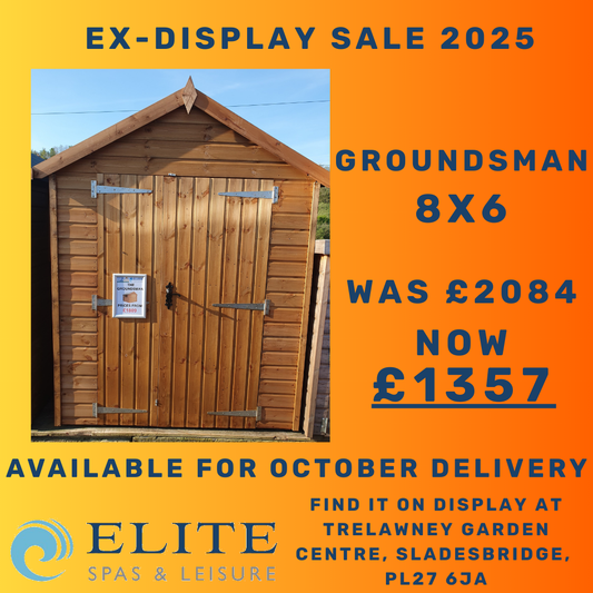 Groundsman 8x6 with Workbench - Ex-Display