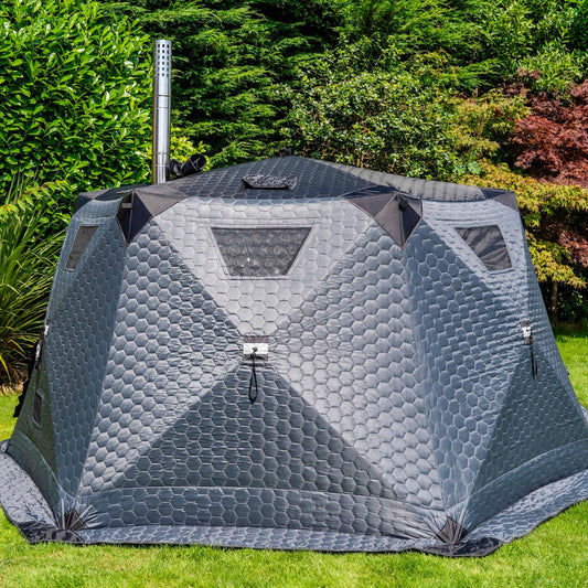 PortaSauna HexXL 8-10 Person Sauna – Complete Kit