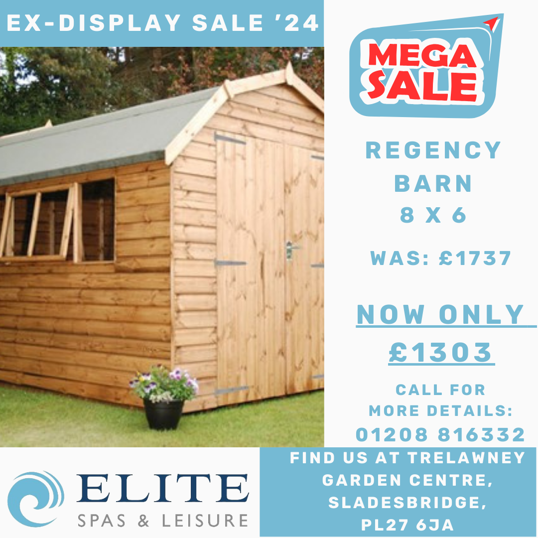 REGENCY BARN - 8 x 6 EX-DISPLAY