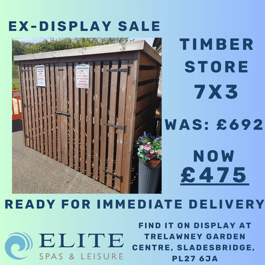 TGB WHEELIE BIN STORE - 7 x 3 EX-DISPLAY