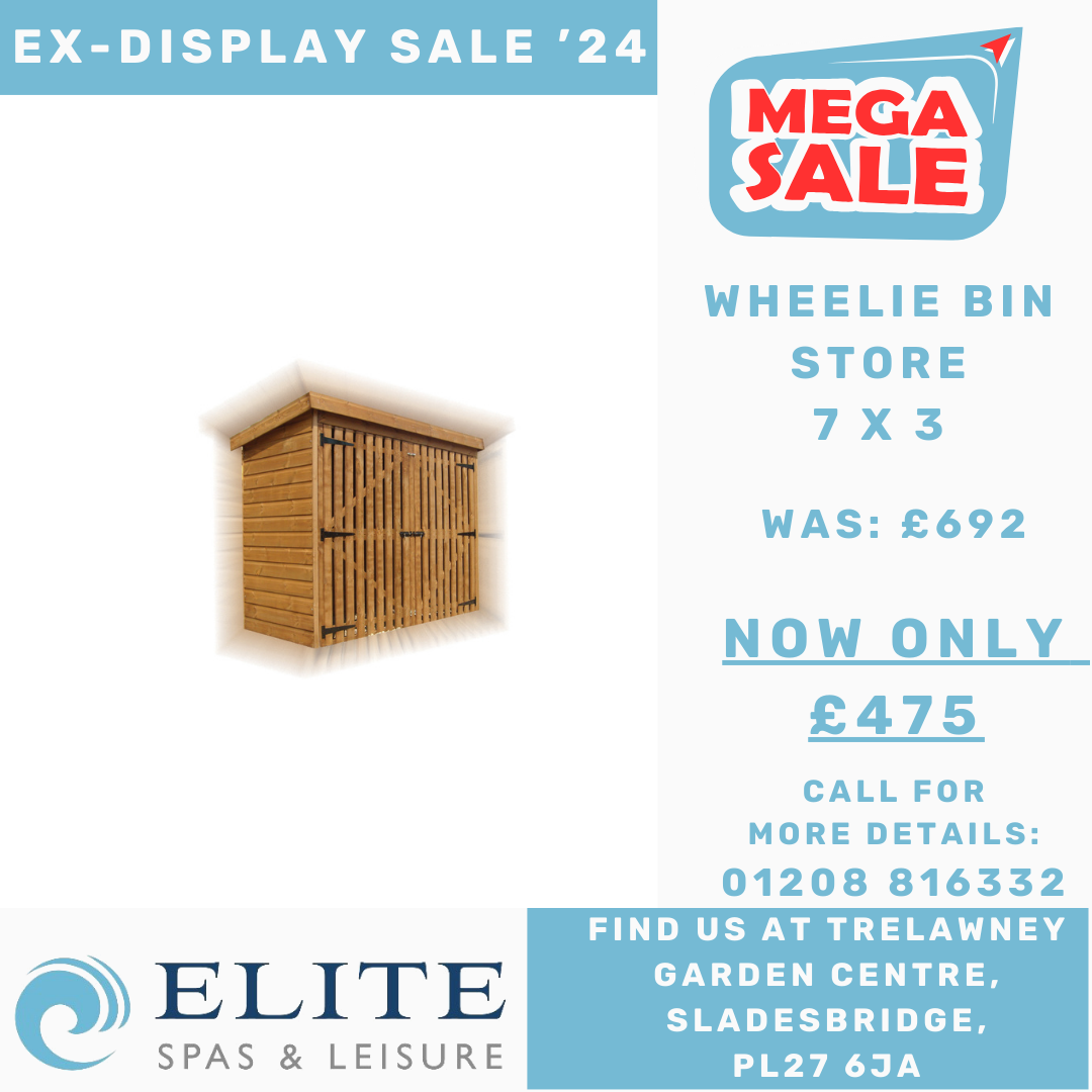 TGB WHEELIE BIN STORE - 7 x 3 EX-DISPLAY