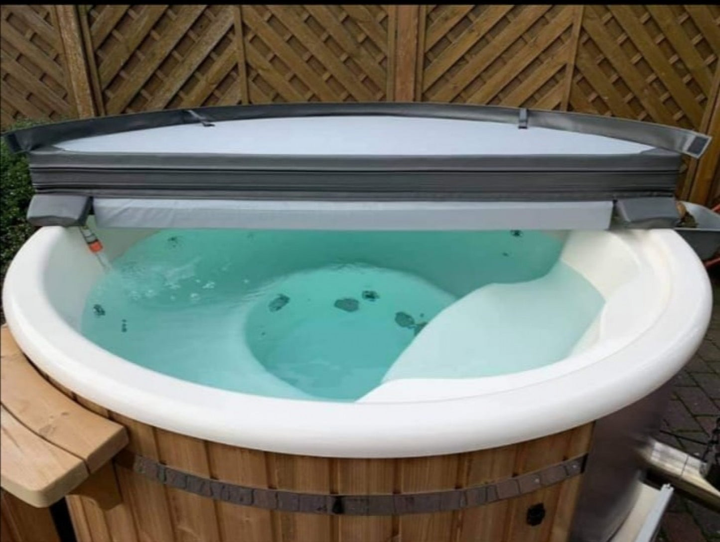 Wood-Fired Hot Tub with Electrics